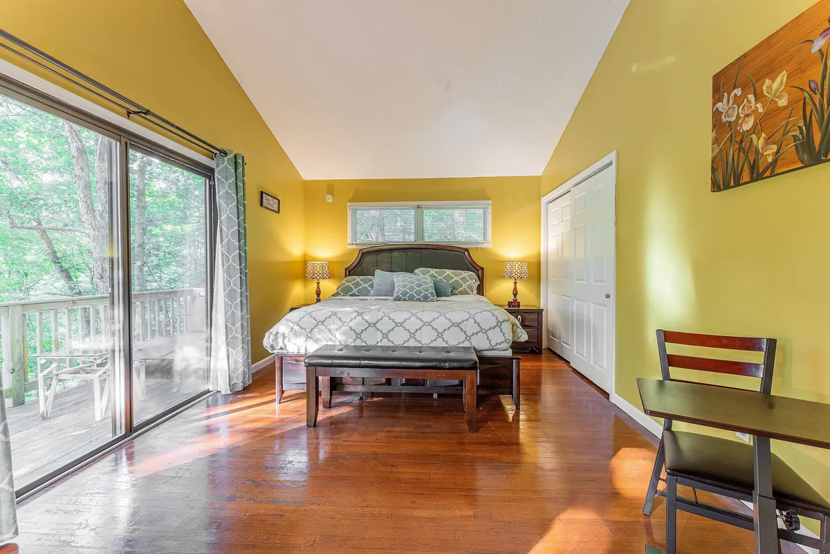 Primary bedroom with workspace