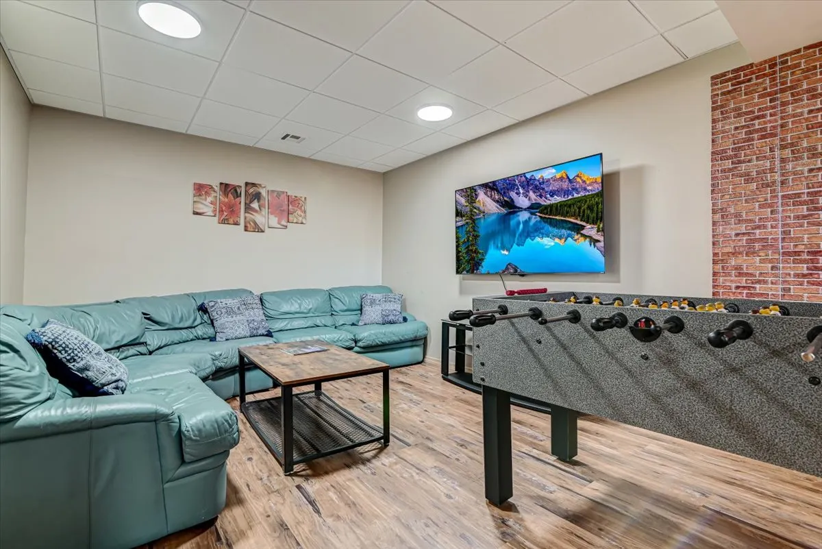 Lower level living room